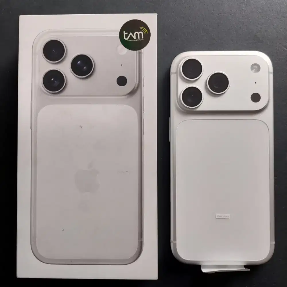 IPHONE 17 PRO 256GB SILVER GARANSI RESMI IBOX