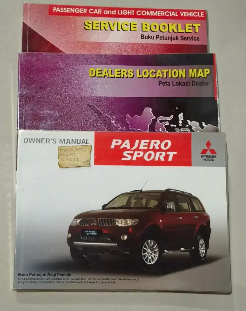 Buku manual pajero sport