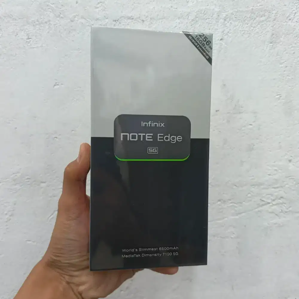 INFINIX NOTE EDGE RAM 16GB/256GB | BARANG BARU GARANSI RESMI