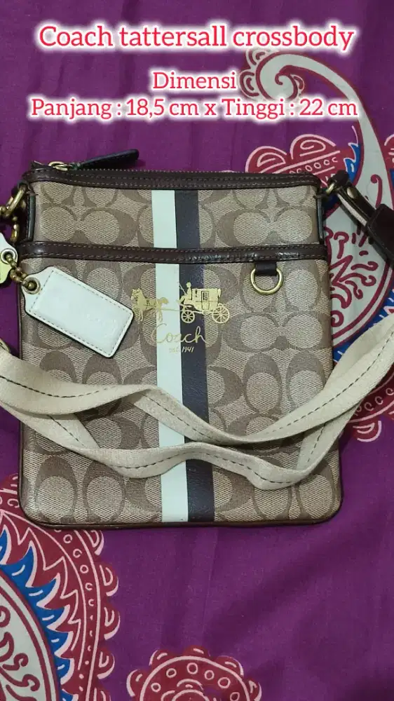 Tas selempang premium coach