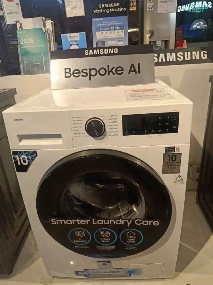 SAMSUNG WASH MACH FL WW10DG5U34AESE 10KG