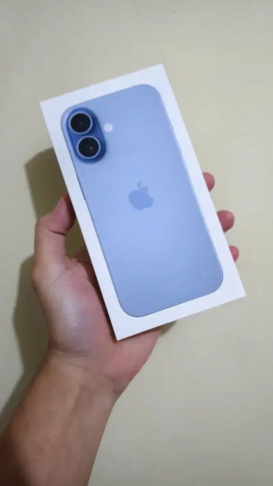 iPhone 17 256 blue baru segel garansi resmi ibox