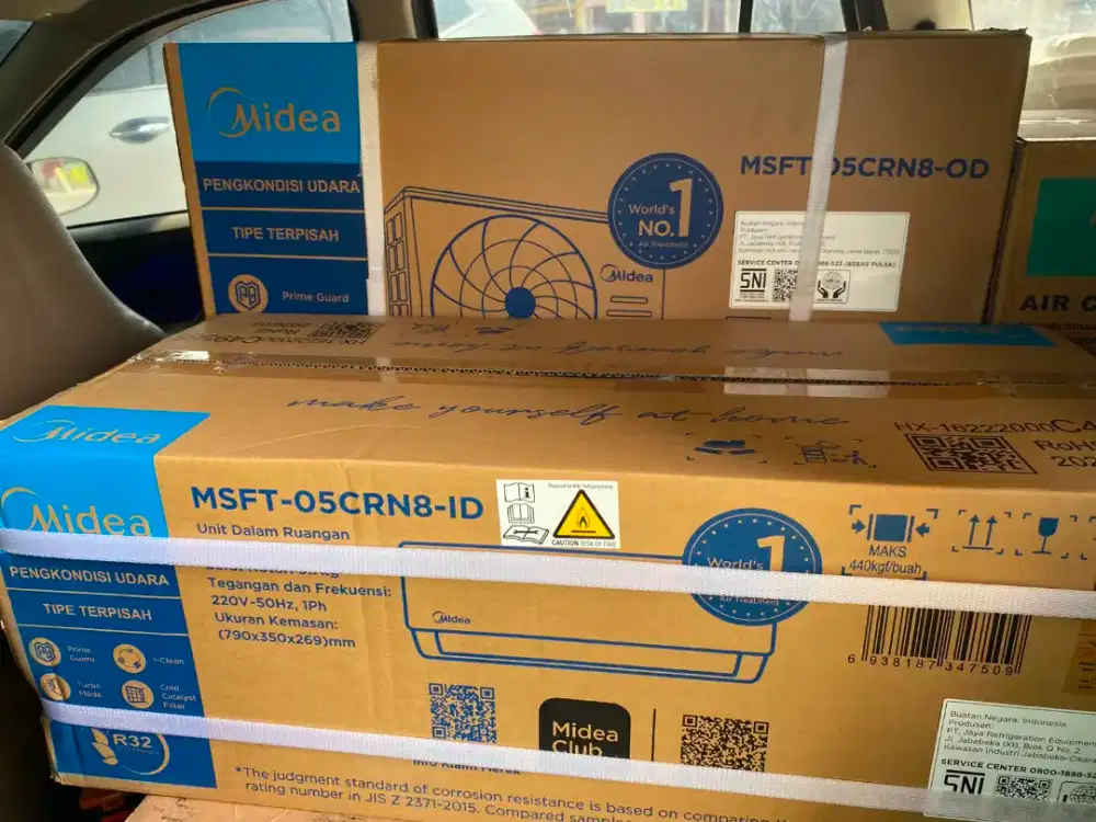 AC MIDEA 1/2PK MSFT PLUS PASANG