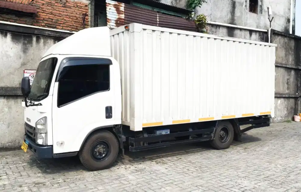 MULUS+banBARU MURAH CDE LONG engkel Isuzu elf NLR L box besi 2023 bok