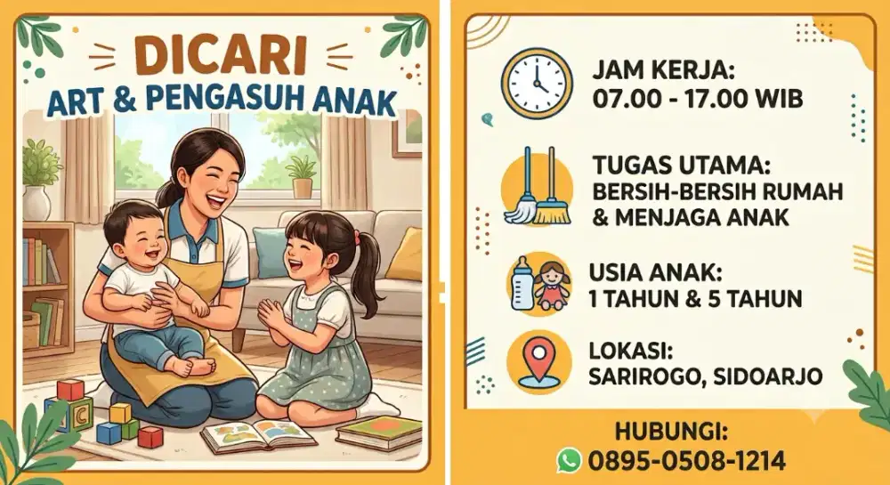 ART Tidak Menginap Sidoarjo