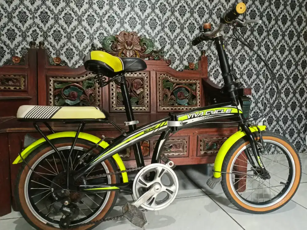 Dijual sepeda lipat anak TK dan SD masih bagus bersih siap pake