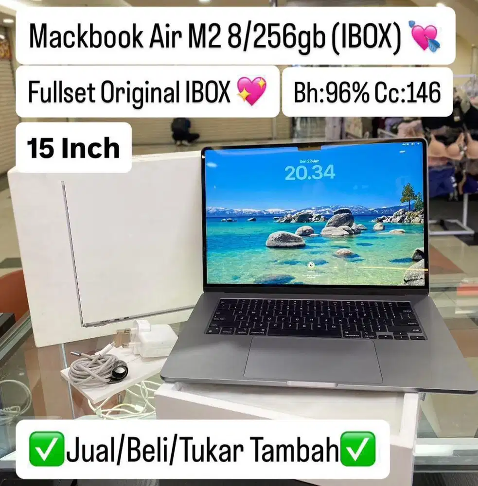 Macbook Air M2 15 Inch 256 Gb Space Grey
