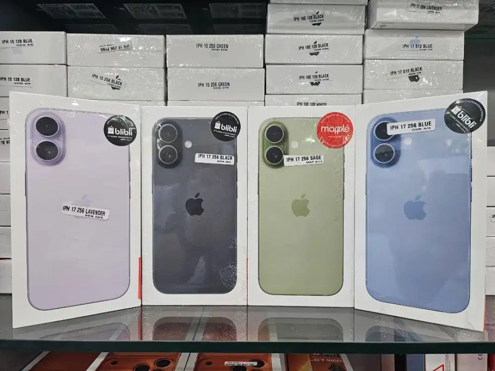 IPHONE 17 BASIC 256GB GARANSI RESMI