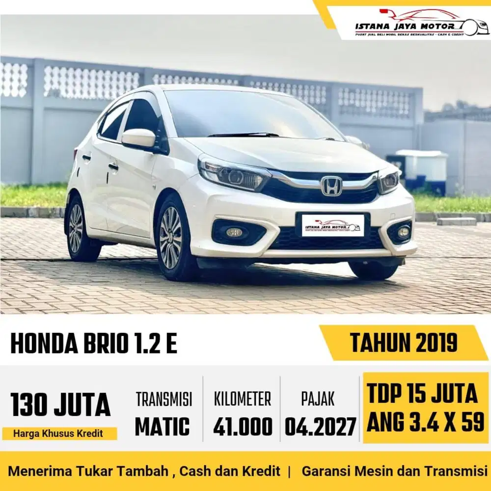 HONDA BRIO E AT 2019