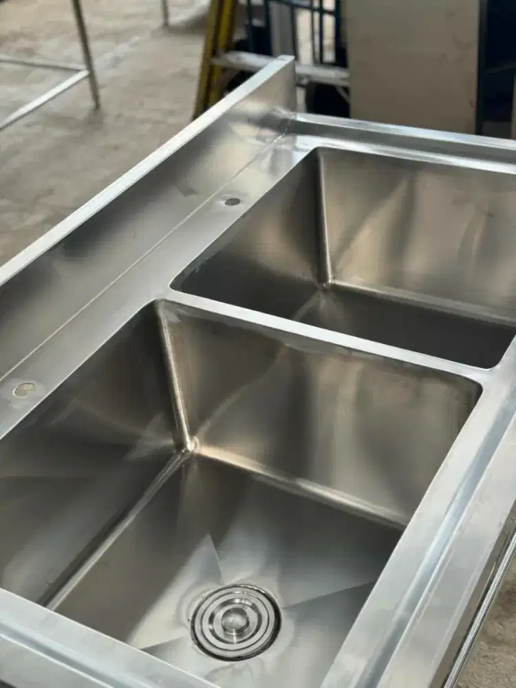 Sink 2 lubang ukuran 120x70x85