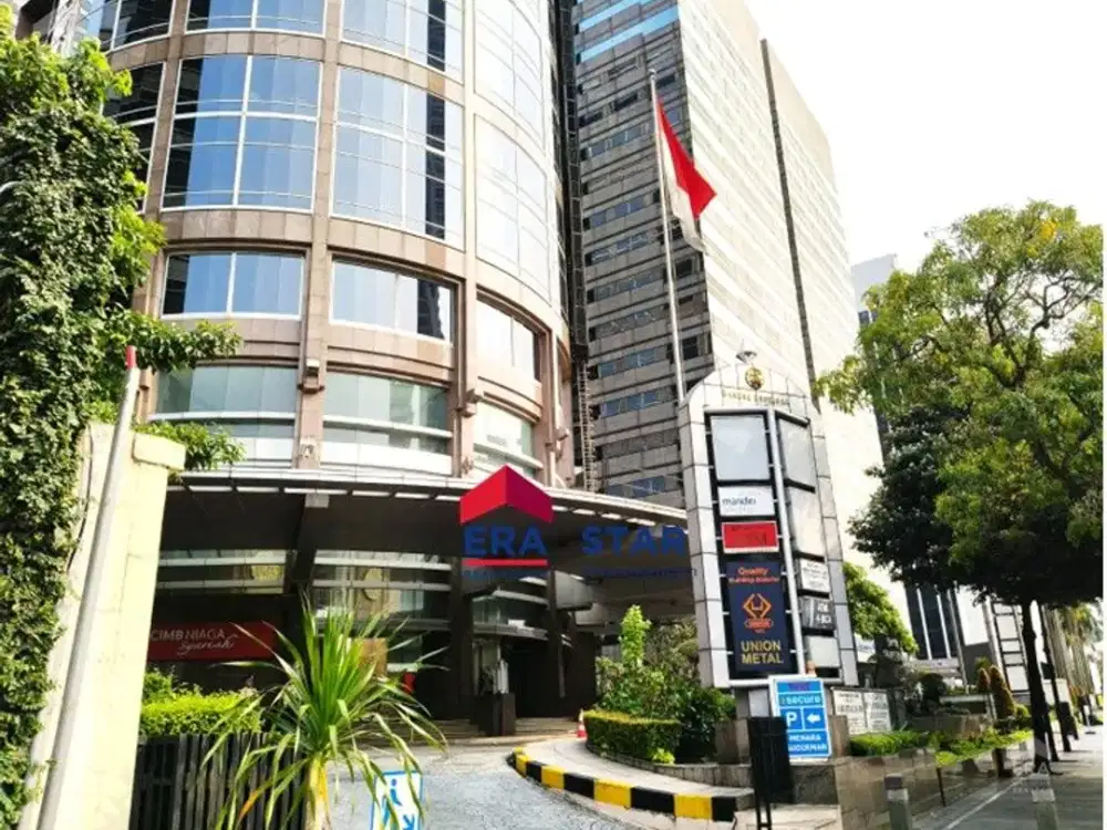 Office Space Luas 178 m2 Menara Sudirman di Prime Area CBD Jaksel.