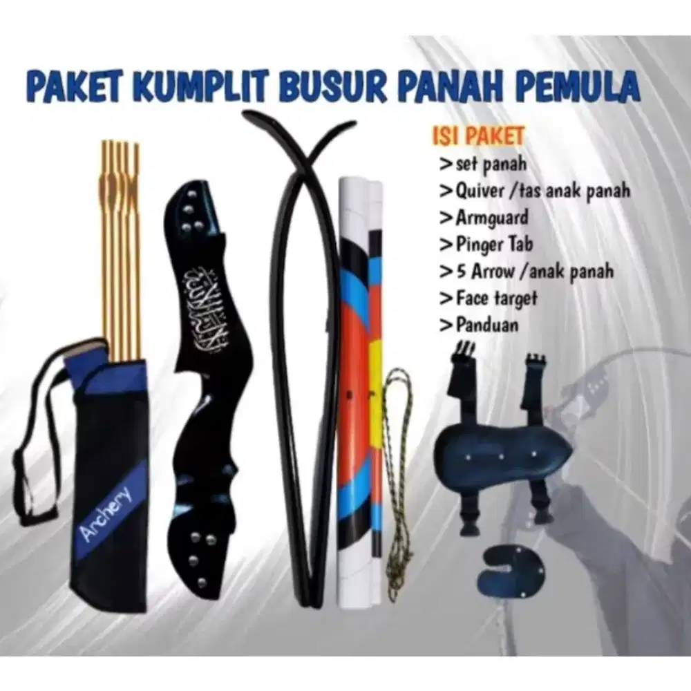 Alat panah komplit berkwalitas