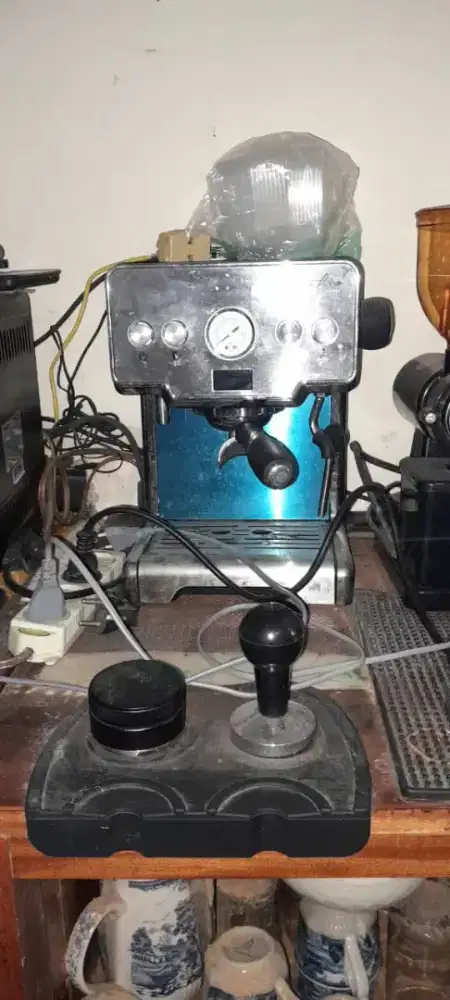 Mesin kopi espresso, gratis grinder
