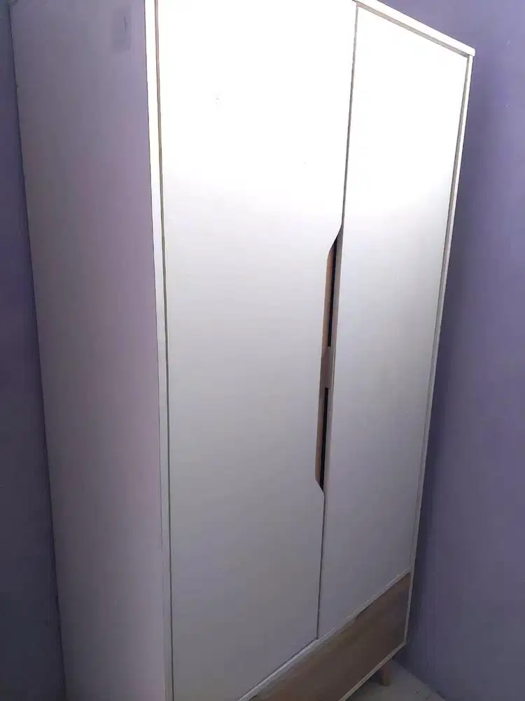Lemari baju aestetik 2 pintu ikea