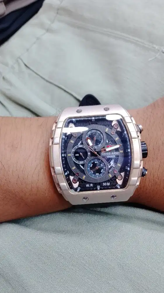 Jam tangan crono swis army crono aktif