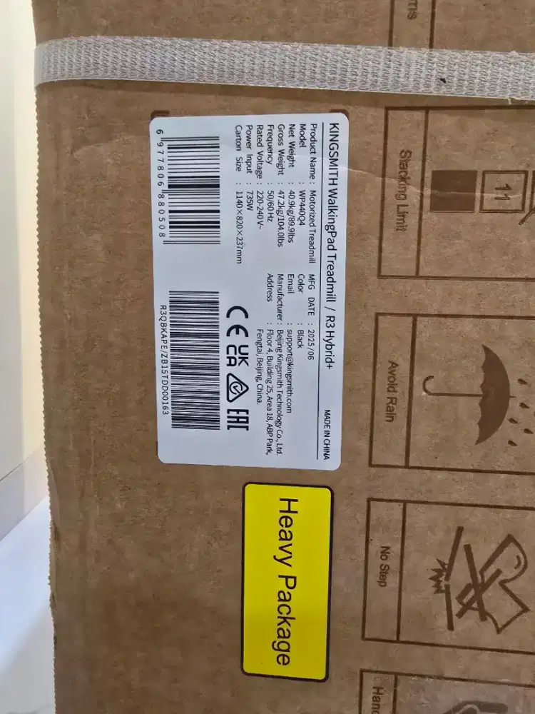 Treadmill, WalkingPad Merk Kingsmith R3 Hybrid