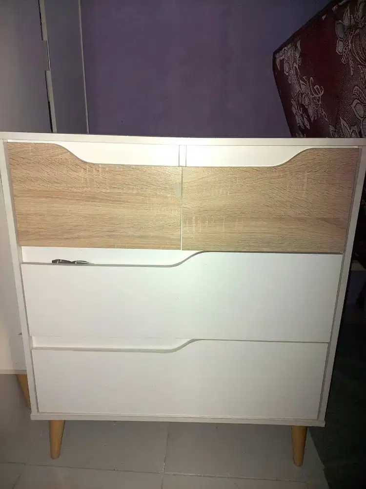 Lemari laci kayu - laci sebaguna ikea