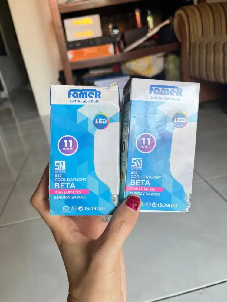 Lampu Led Famer 11W Kapsul Terang Cool Day Light buy 1 get 1 FREE !