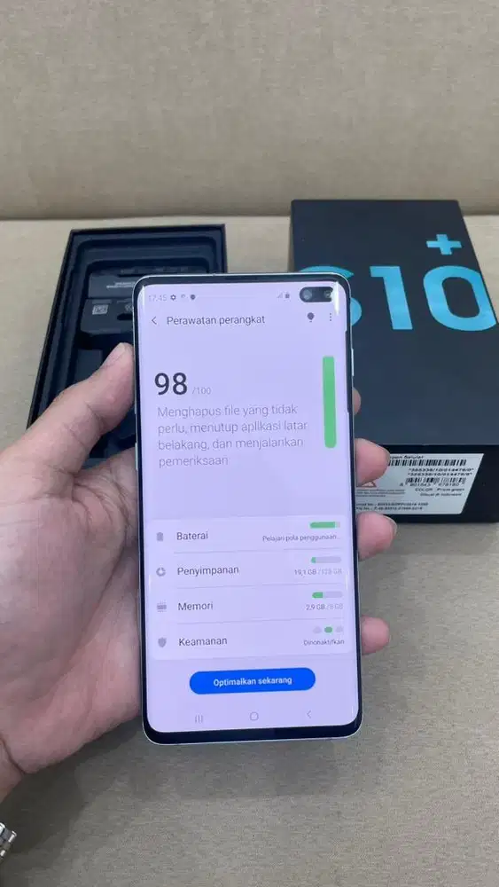 Samsung not 10 plus 8/128