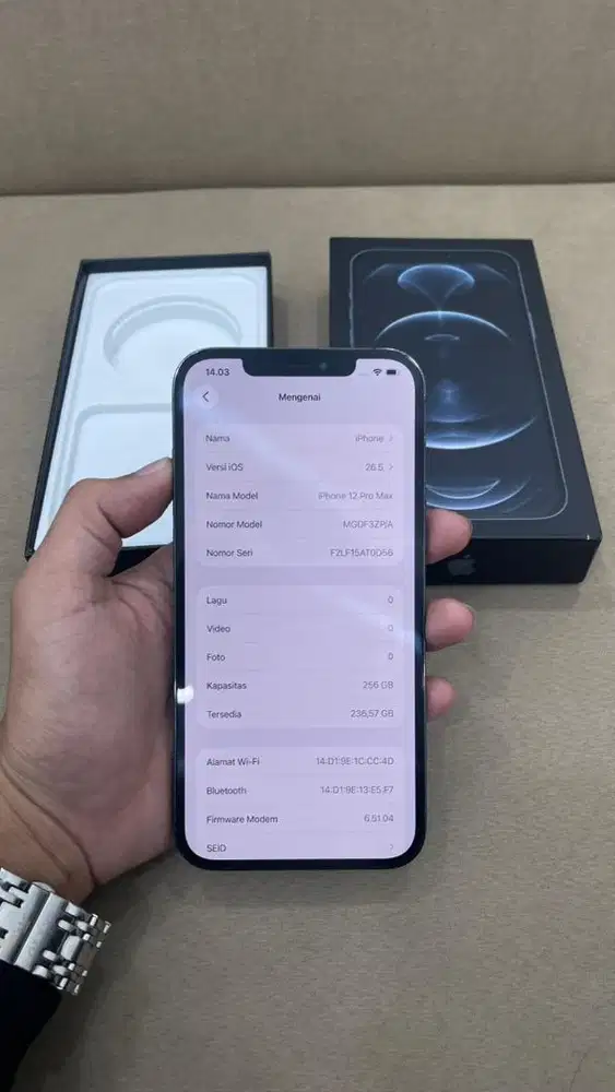 Iphone 12 pm 256 inter