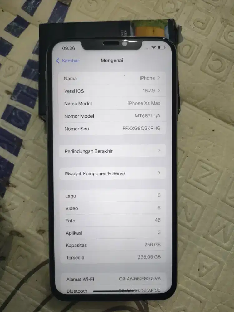 iPhone xs max 256gb