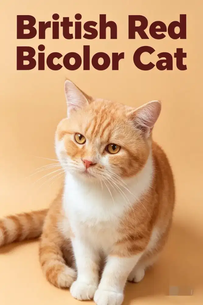British sort hair red bicolor jntan