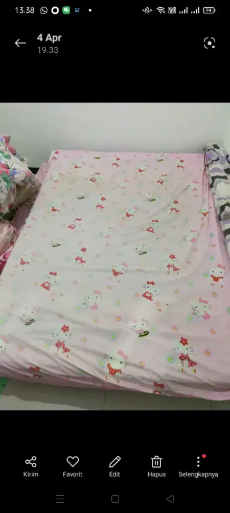 Kasur spon uk 160x200 tinggi 30 masih bagus bisa nego
