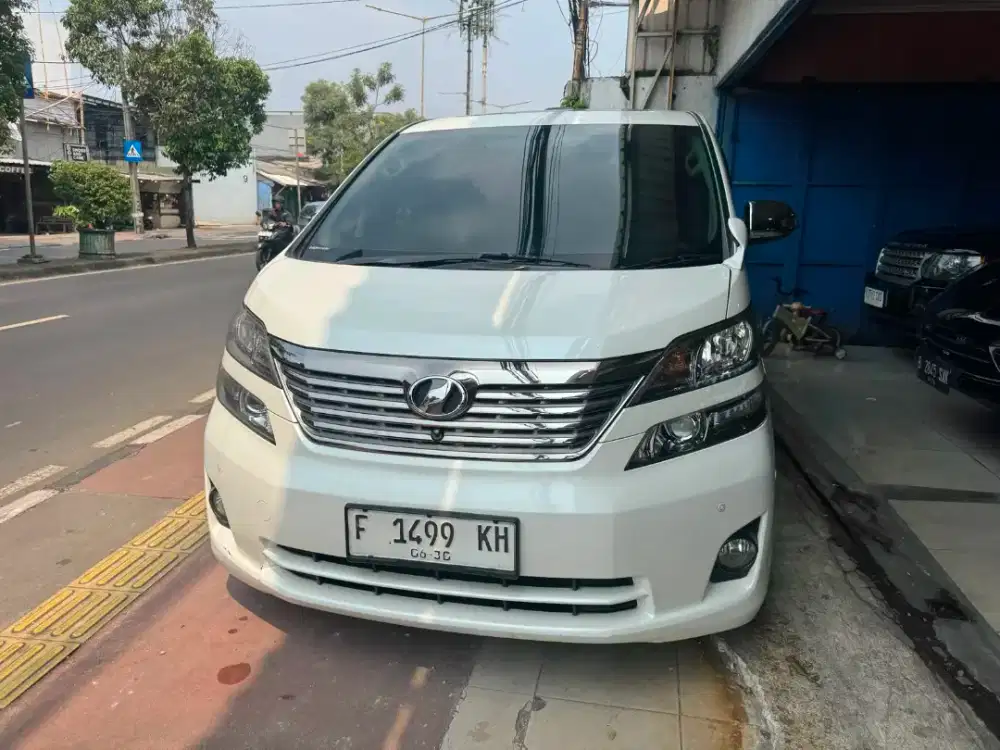 Toyota vellfire G ATPM pilot seat th 2011 AT pajak on