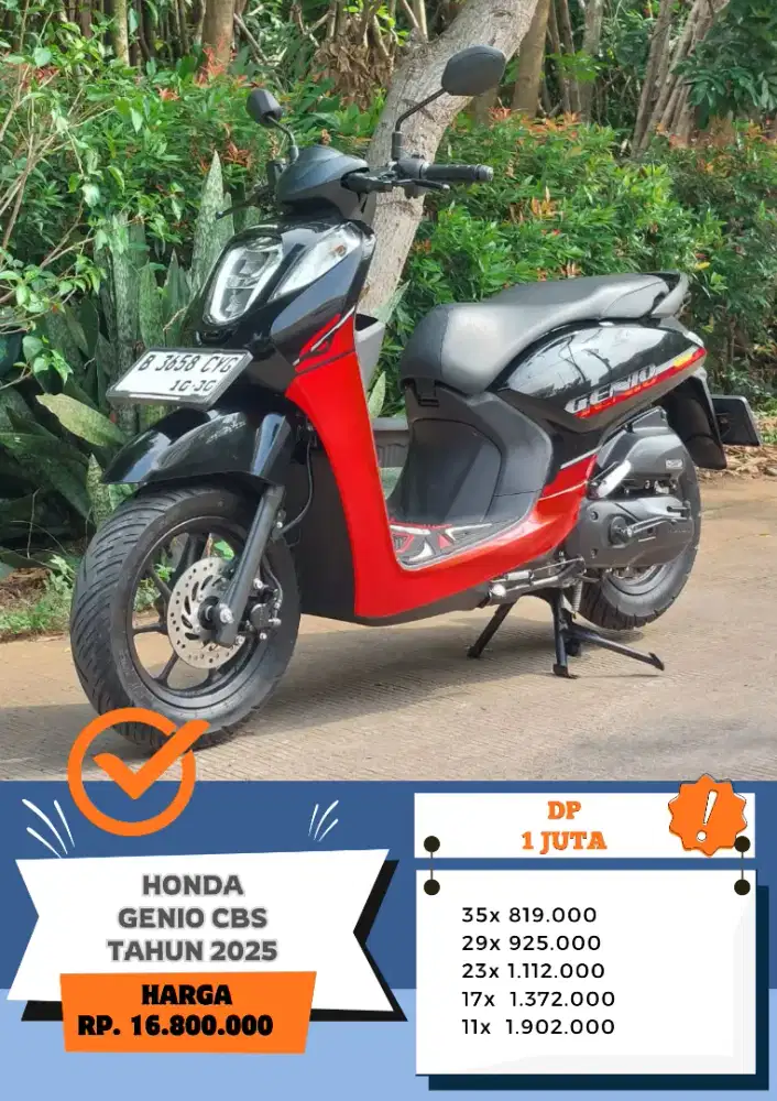 HONDA GENIO CBS TAHUN 2025