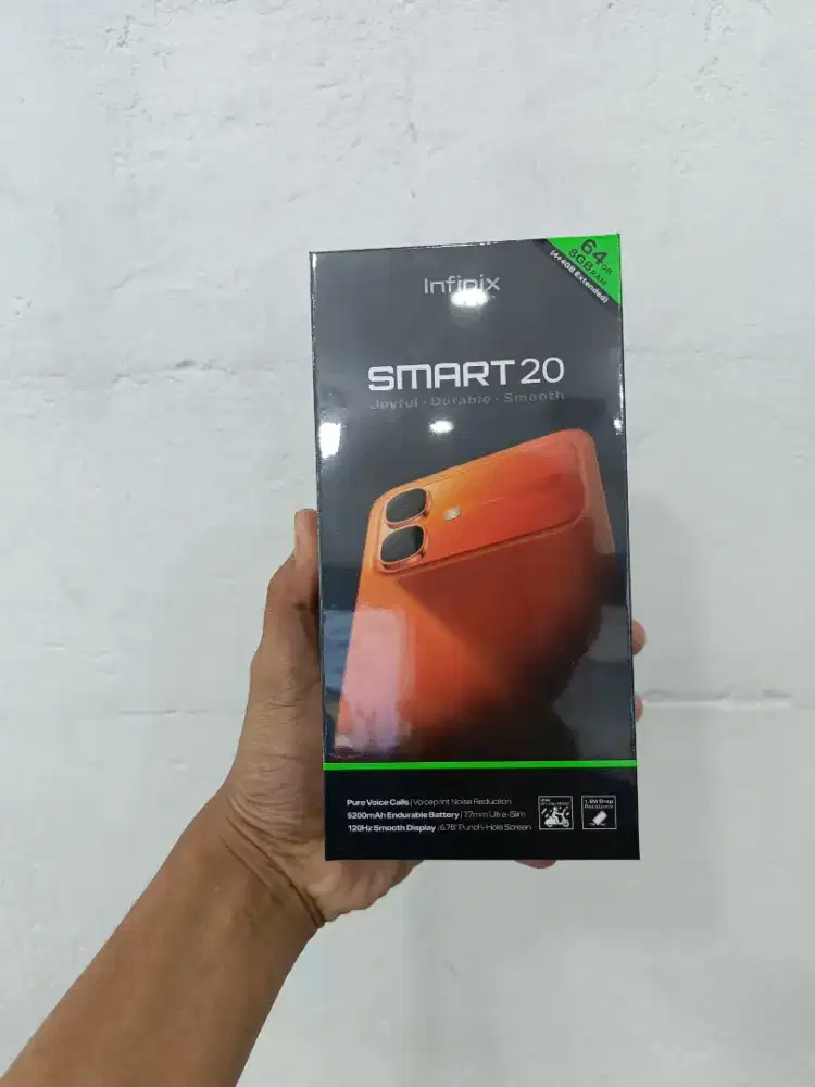 INFINIX SMART 20 RAM 8GB/64GB | BARANG BARU GARANSI RESMI COD