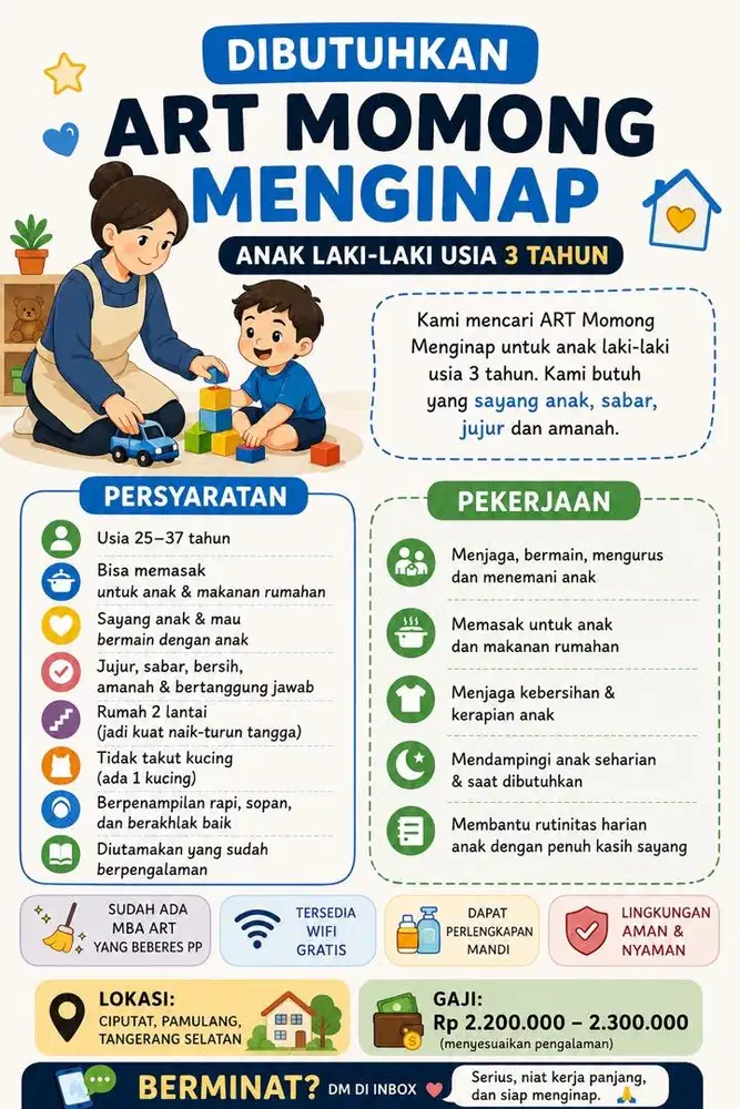 ART MOMONG anak usia 3 taun cowo