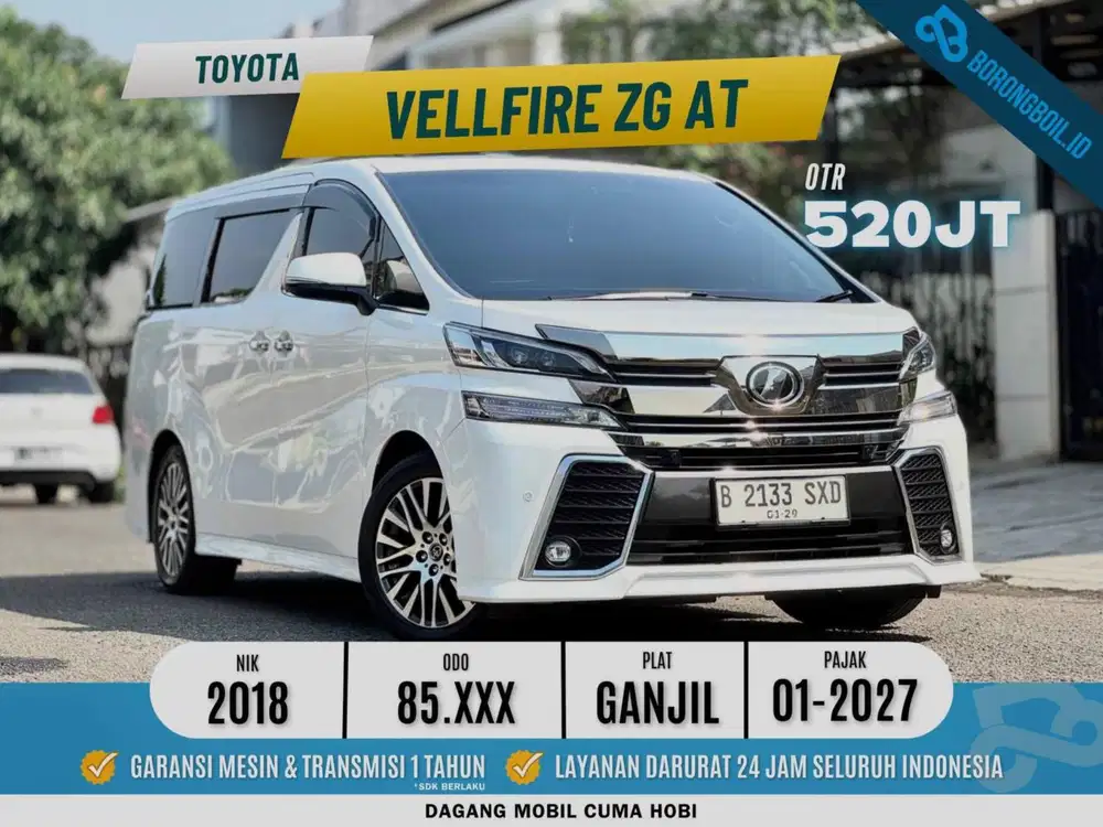 Vellfire ZG Termurah