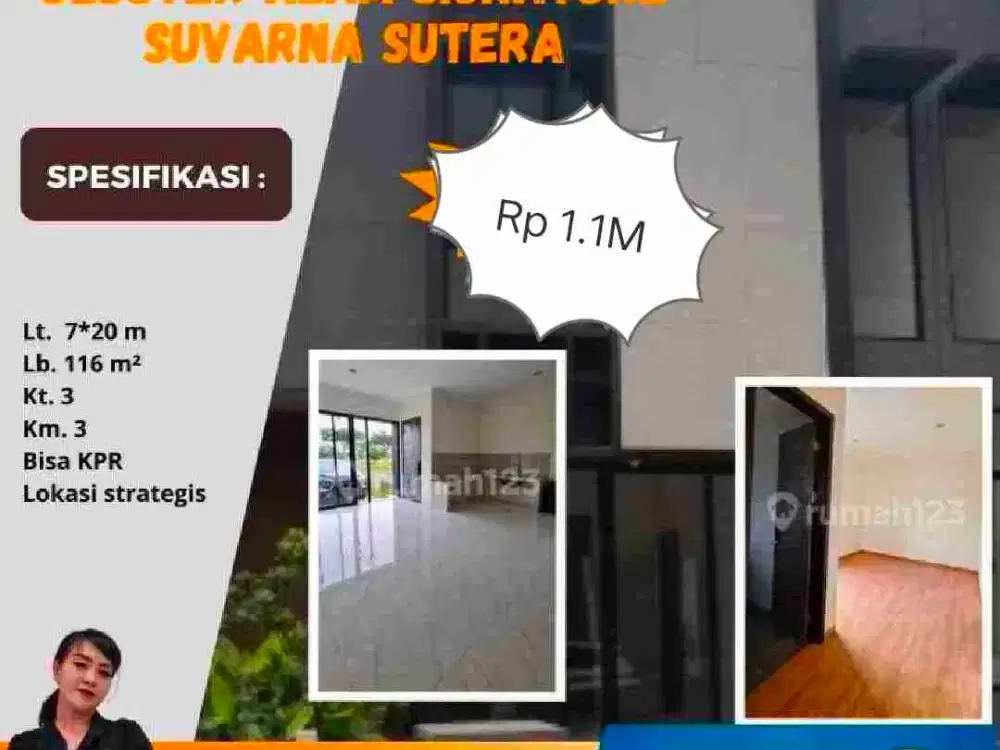 Murah Banget Alam Signature Lt. 7x20 Suvarna Cikupa Tangerang