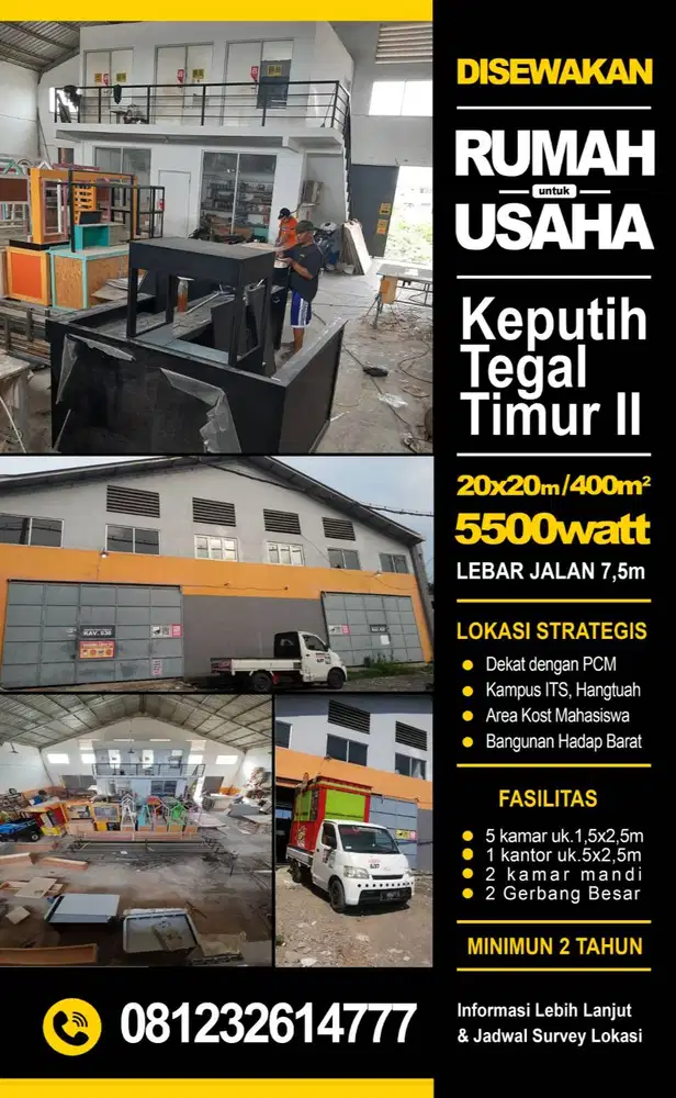 RUMAH USAHA cocok untuk UmKM dan tempat tinggal