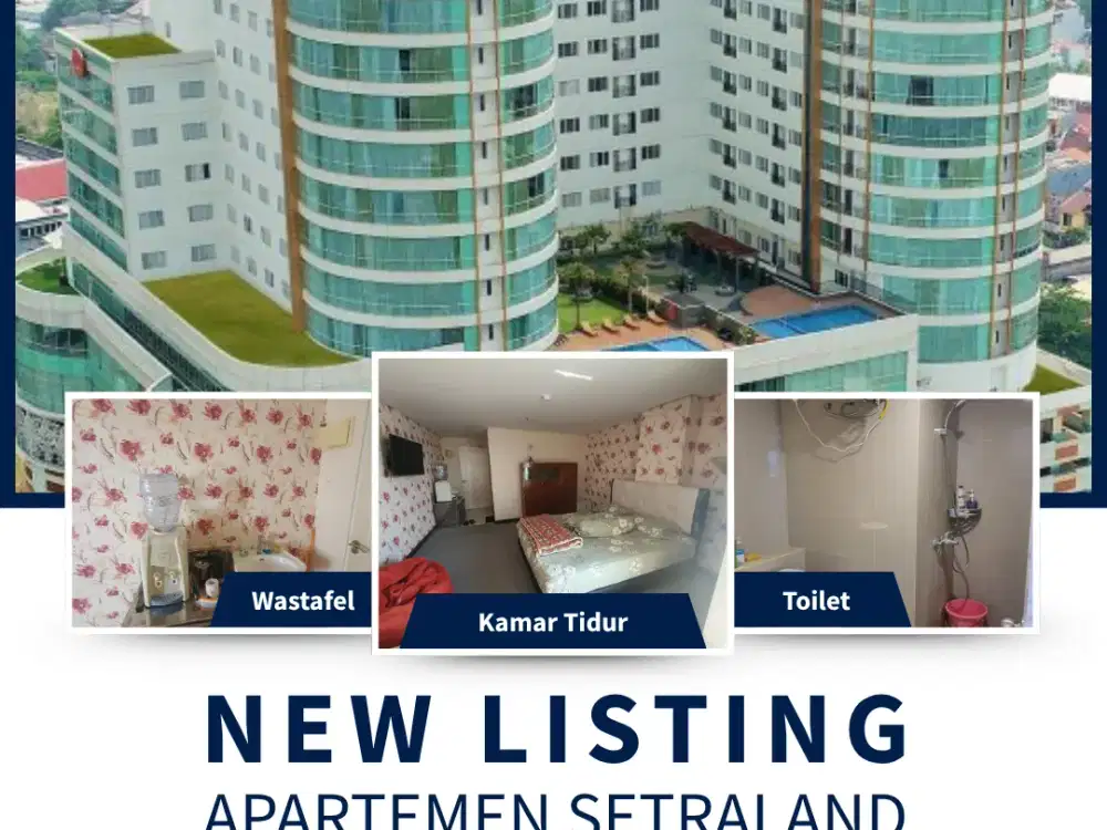 Sewa Kamar Apartemen Sentraland Semarang – Kamar Unfurnished Luas 28 m², Siap Dikreasikan Sesuai Seleramu
