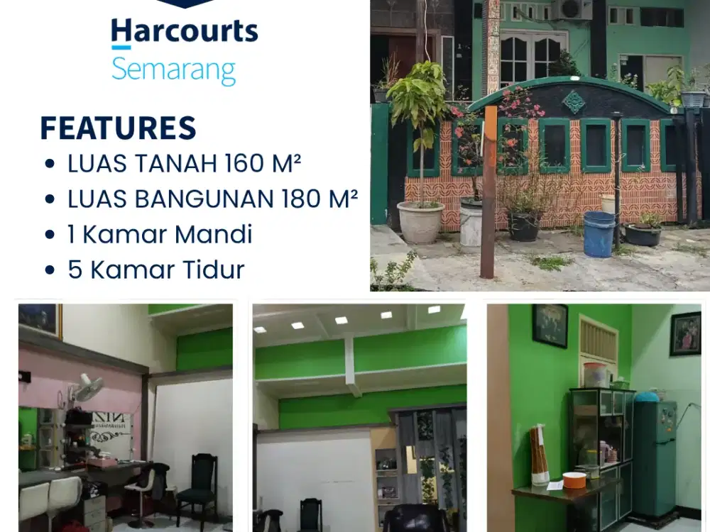 Rumah Strategis Pinggir Jalan di Tlogosari Semarang – Cocok untuk Kos, Kantor, atau Tempat Usaha