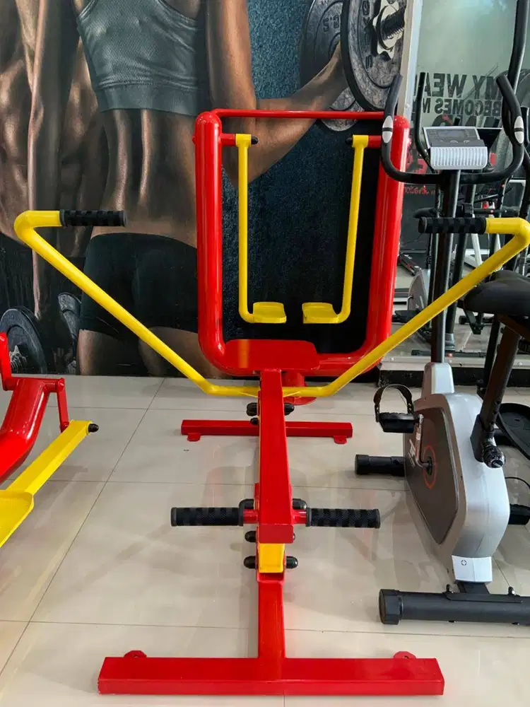 Jual alat fitness outdoor recumbent bike-alat gym outdoor berkualitas