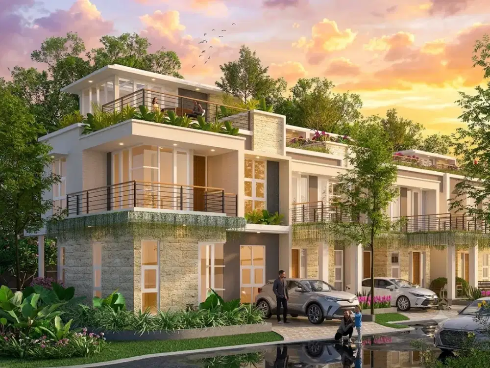 BELI RUMAH 3 LANTAI LOKASI 2 MENIT DARI MUSEUM ANGKUT KOTA BATU
