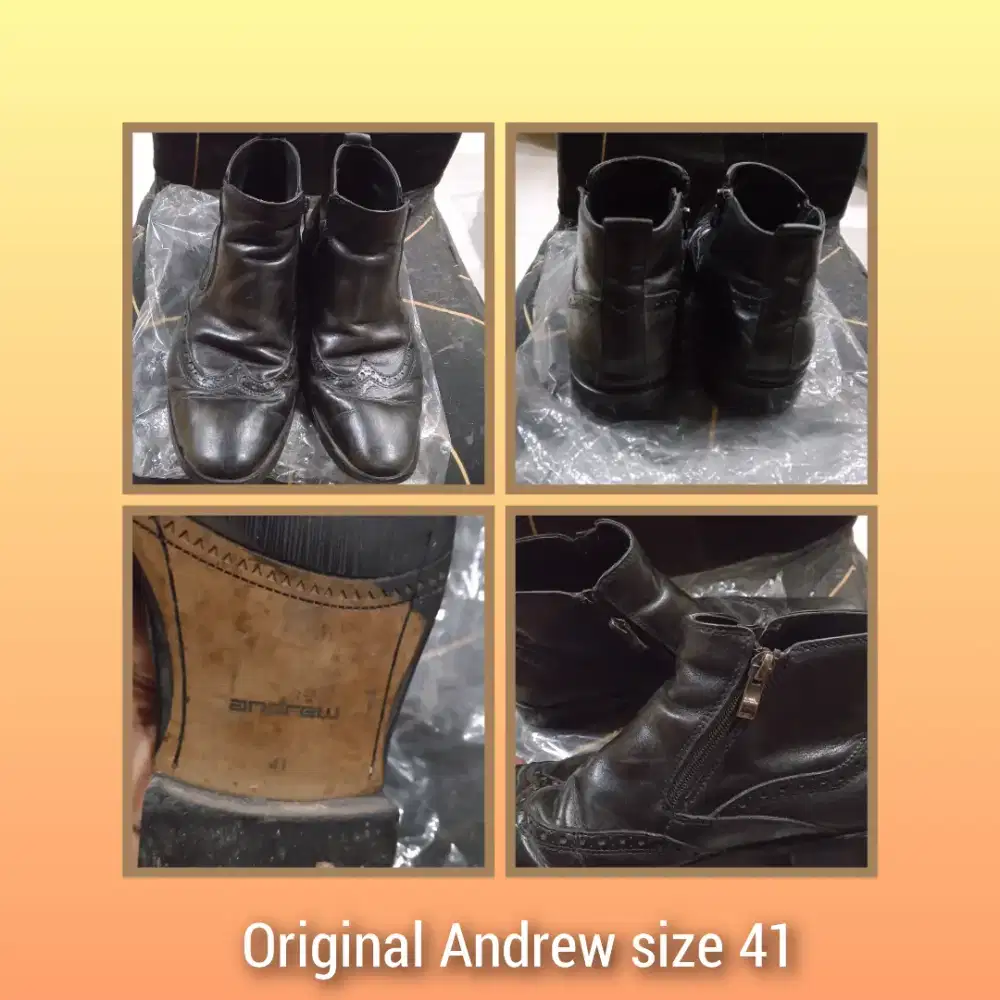 Sepatu boot pria