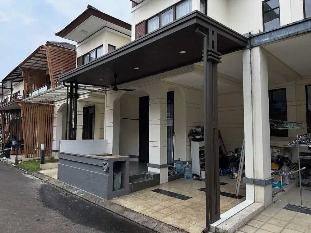 Pemasangan kanopi minimalis