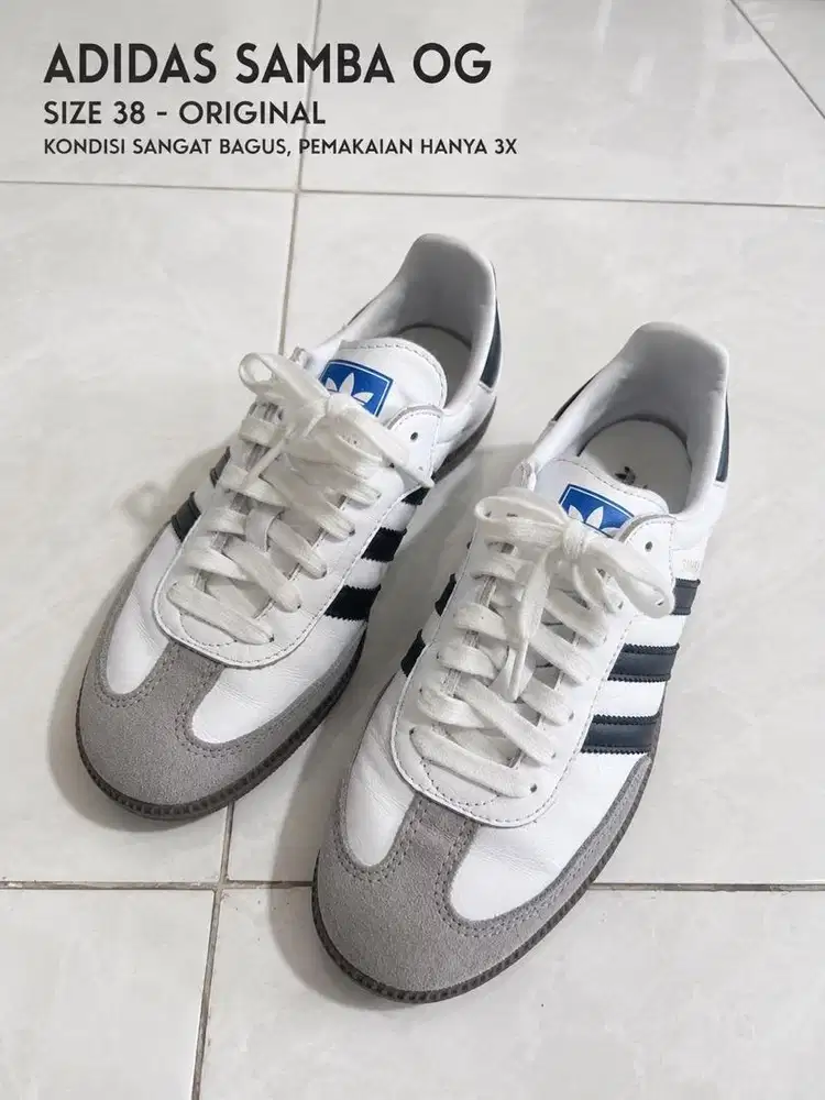 WTS Adidas Samba OG White Black