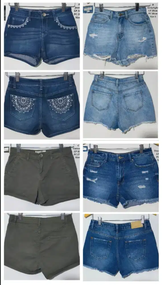 Hotpants Jeans Celana Pendek Wanita Premium
