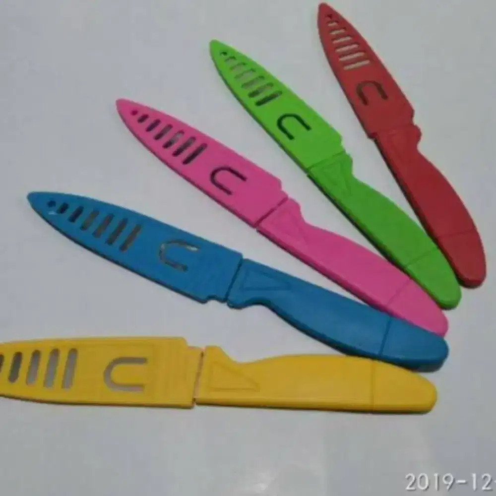 Pisau Plastik Serbaguna Warna-Warni Baru