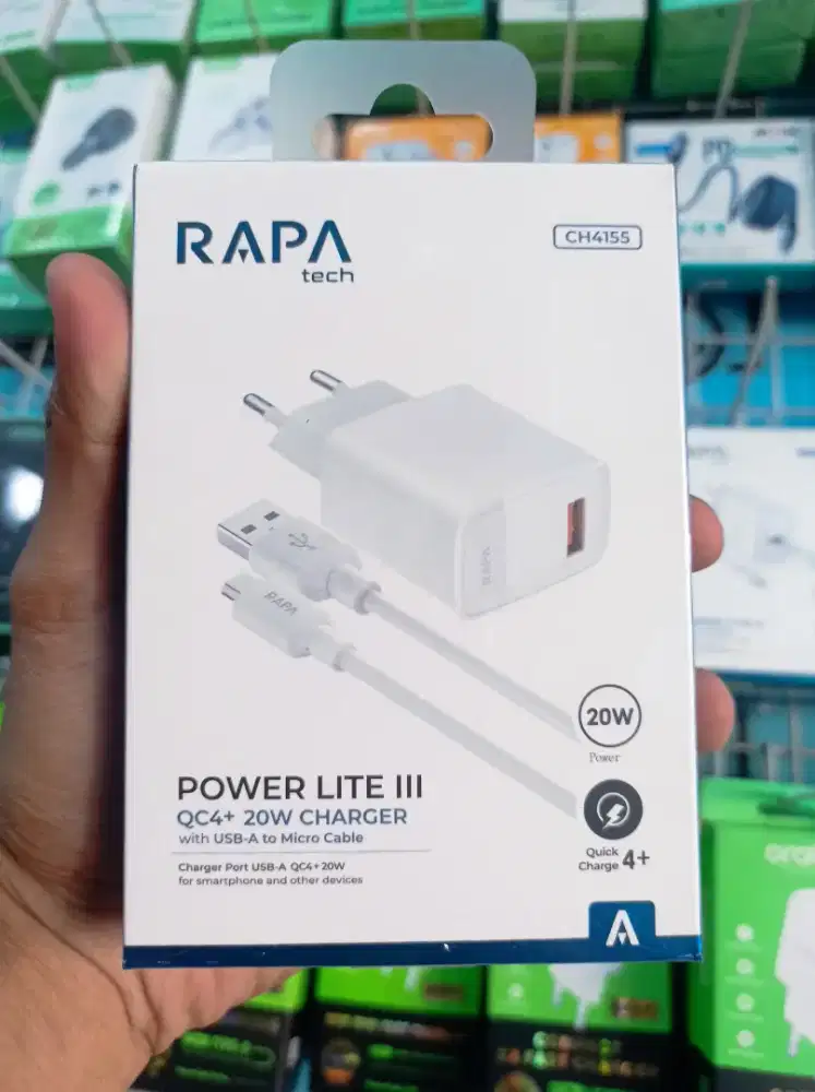 Travel Charger USB-A to Micro 20W RAPATech