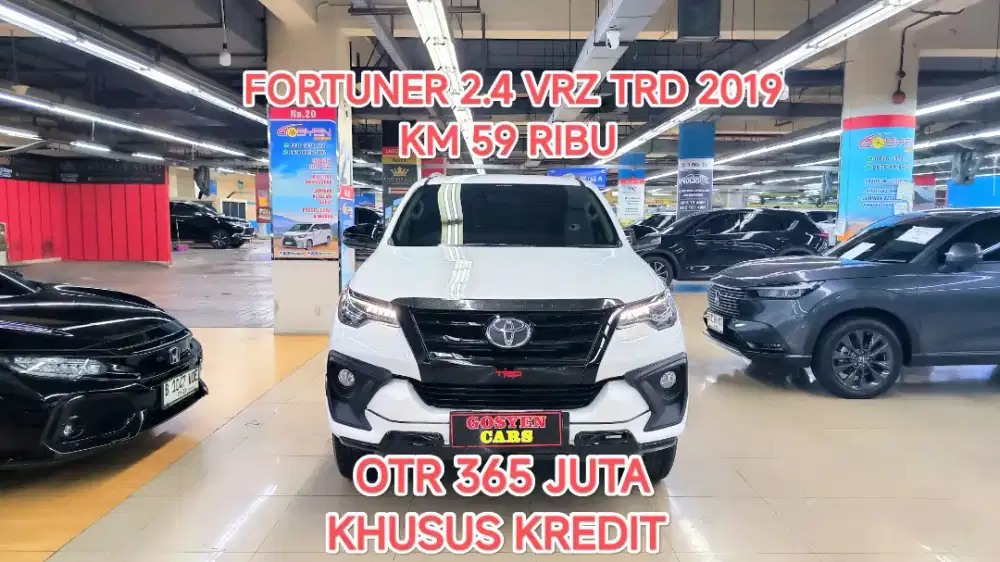 KM 59 ribu TOYOTA FORTUNER 2.4 VRZ TRD SPORTIVO AT 2019 ISTIMEWA