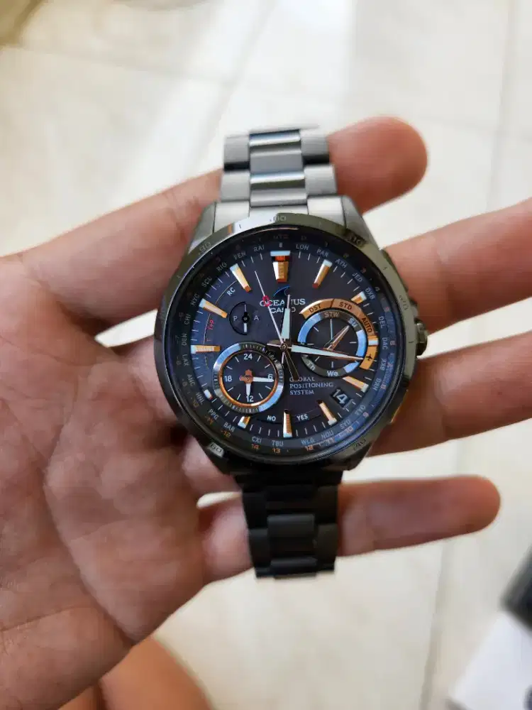 Casio oceanus gps titanium