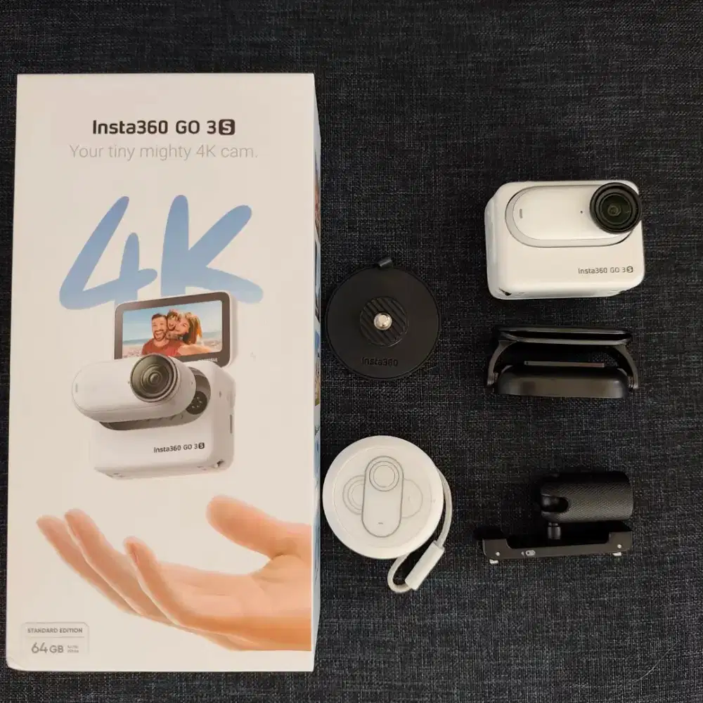 Insta360 GO 3S Action Camera 4K UltraHD 64GB