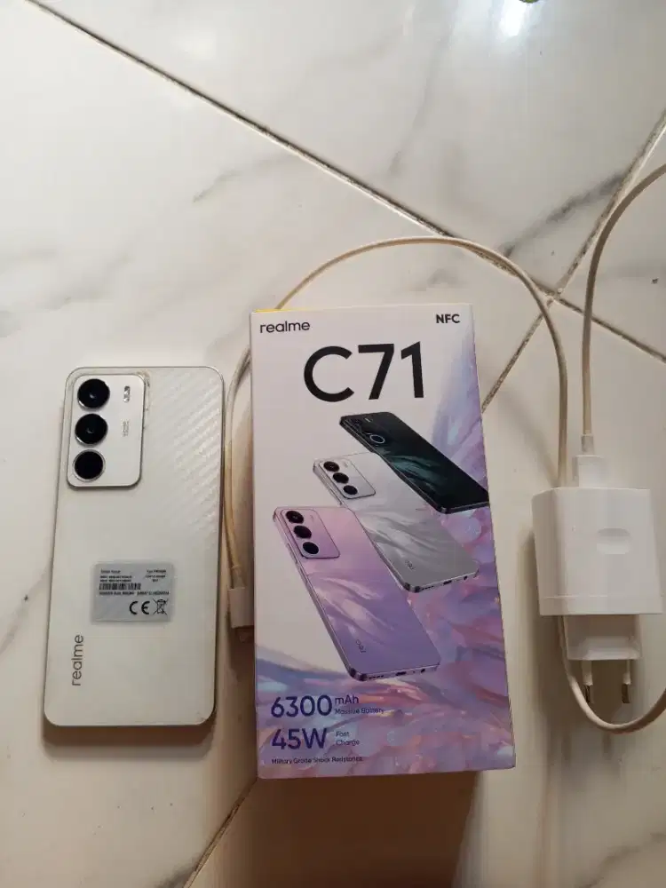 Realme C71 Ram 4+8/128 mulus mantap