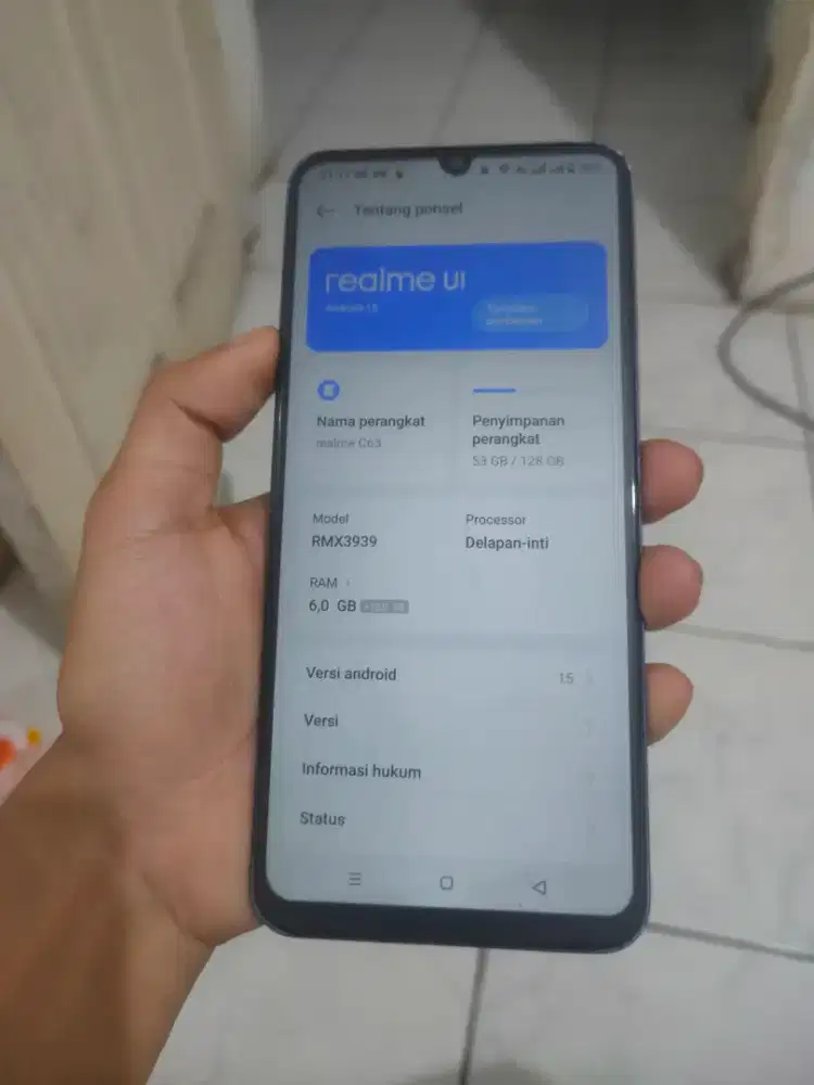 Realme C63 Ram 6+12/128