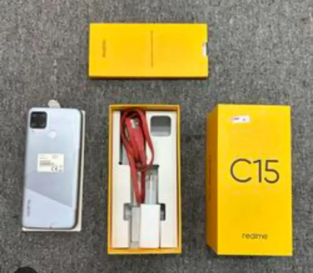 Murah hp Realme C15 4)64 LKP mulus normal